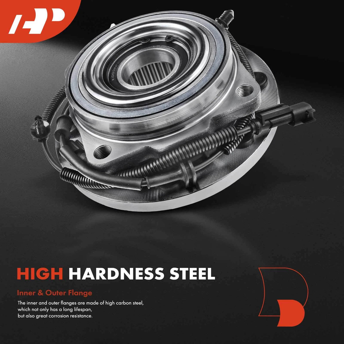 2X Front Wheel Hub & Bearing Assembly for Ford F-350 Super Duty (2017–2020) HC3Z1104D, 515182