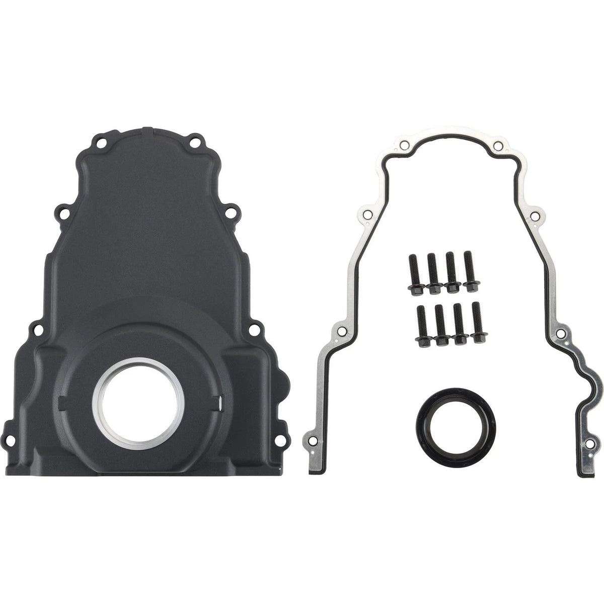 LS Gen 3 Timing Cover 6061 Aluminum with Gasket/Hardware Polished for Chevrolet (1997–2002)