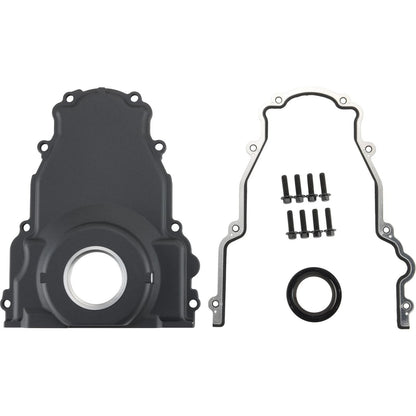 LS Gen 3 Timing Cover 6061 Aluminum with Gasket/Hardware Polished for Chevrolet (1997–2002)