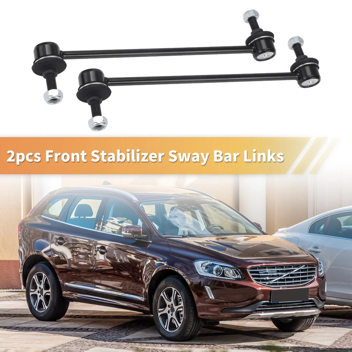 2X Front Sway Bar Links for Ford C-Max Kuga (No. 8V513B438BA)