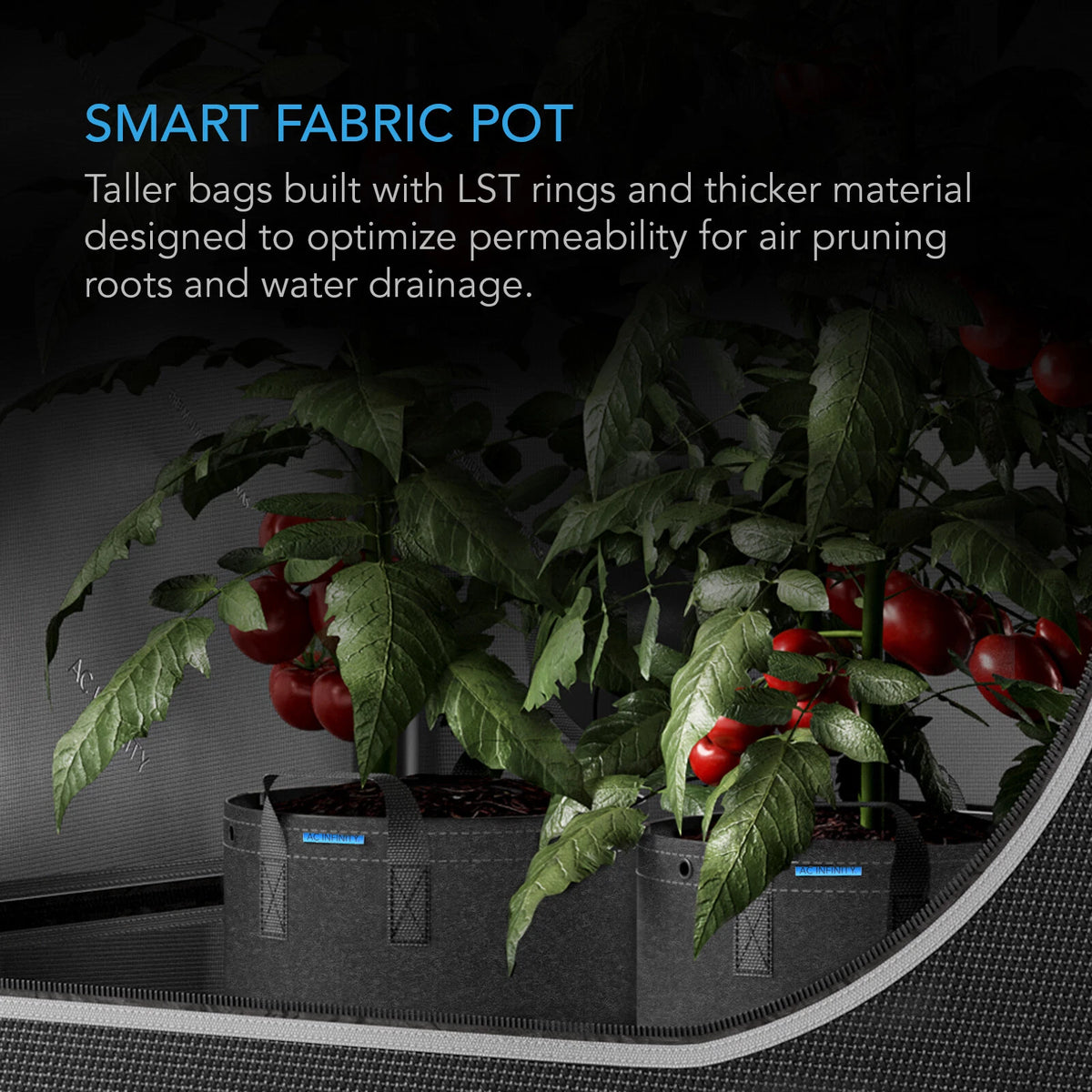 5-Pack Aeration Grow Bags for AC Infinity (5 Gallon)