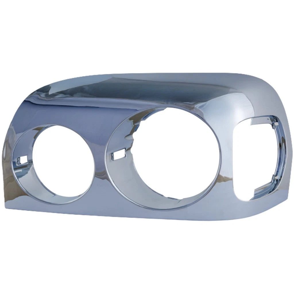 Driver Side Chrome Headlight Bezel for Freightliner Century (1996–2005) CLX-M0-340-1204L-UD1-CL360A55, FL2510100