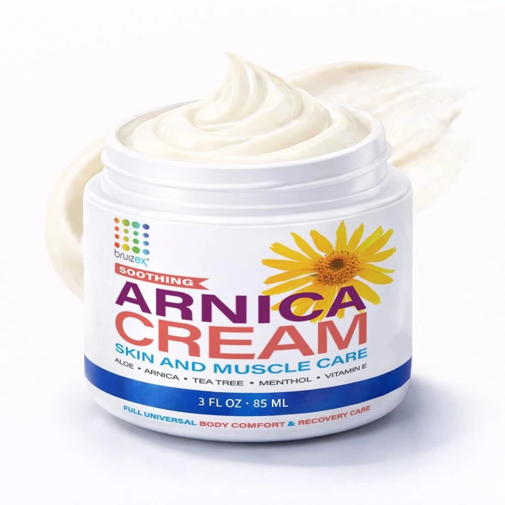 Arnica Cream Massage with Aloe Vera & Tea Tree Oil 3 Ounce (Pack of 1)