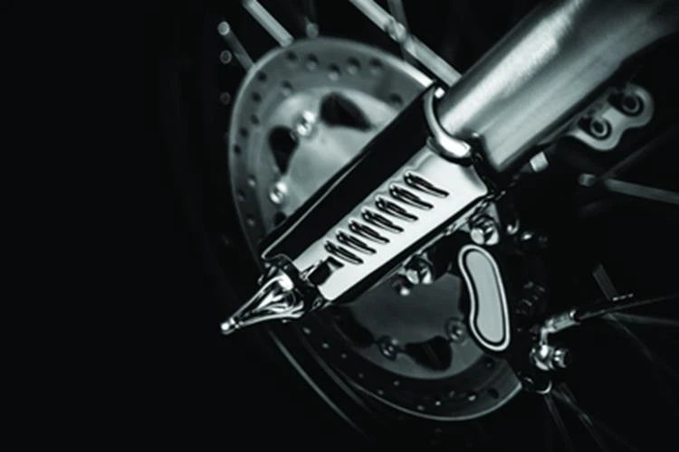 Set of 2 Chrome Axle Caps for Kuryakyn (1225)