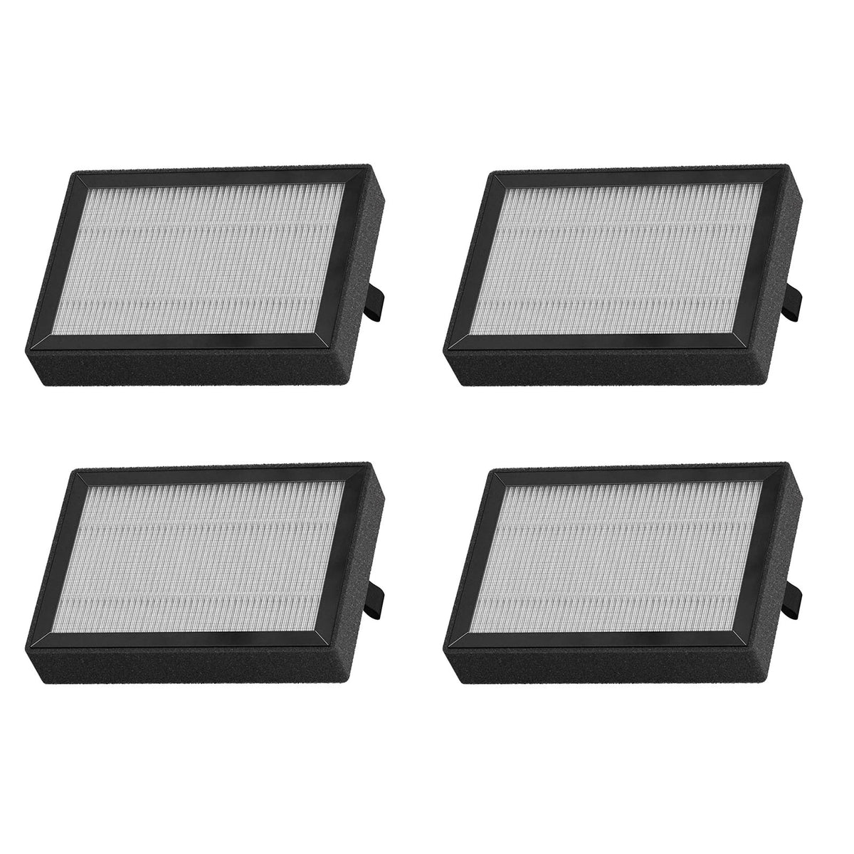 4 Pack HEPA Filter Element for Levoit Air Purifier (Pet 99.7% 0.3 Micron)