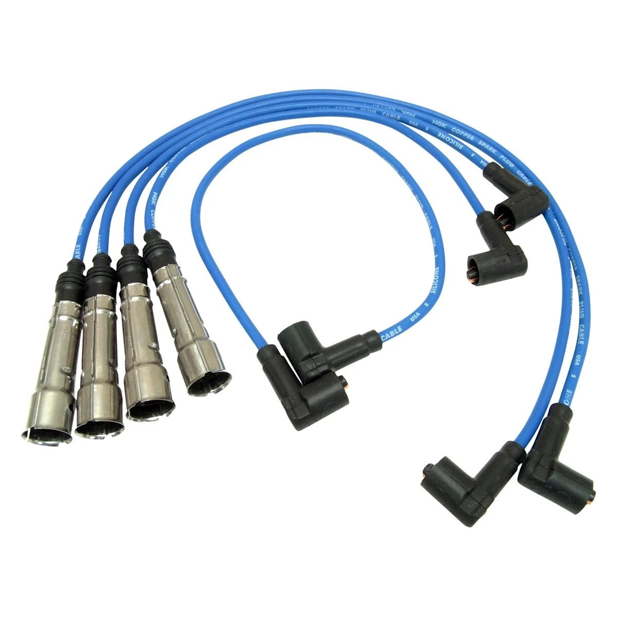 Set of 4 NGK Spark Plug Wires for VW Vanagon (1983–1984) 57299, 09180
