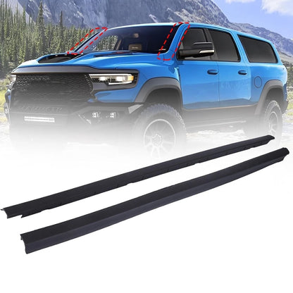 Set of 2 Front Windshield Molding for RAM 1500 2500 3500 4500 (2009–2022) - 68297609AB 68297608AB