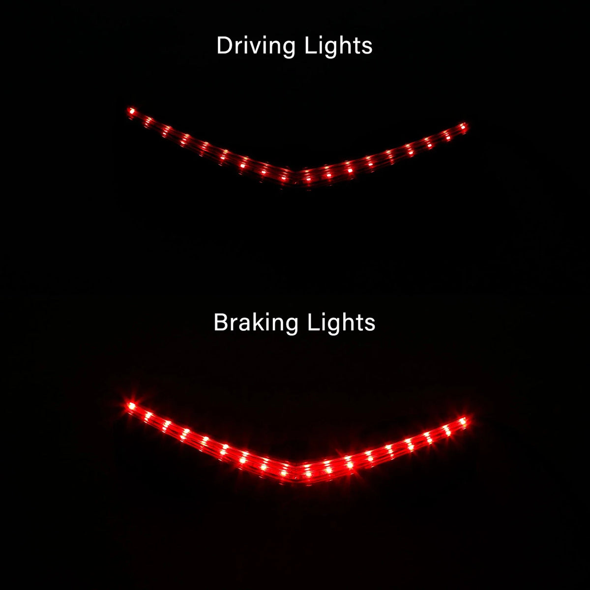 LED Rear Fender Tip Run Brake Accent Light for Honda GL 1800 (2012–2017) F6B (2013–2016)