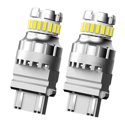 2X 3157 3156 LED 6500K Reverse Backup Brake Tail Light Bulbs for