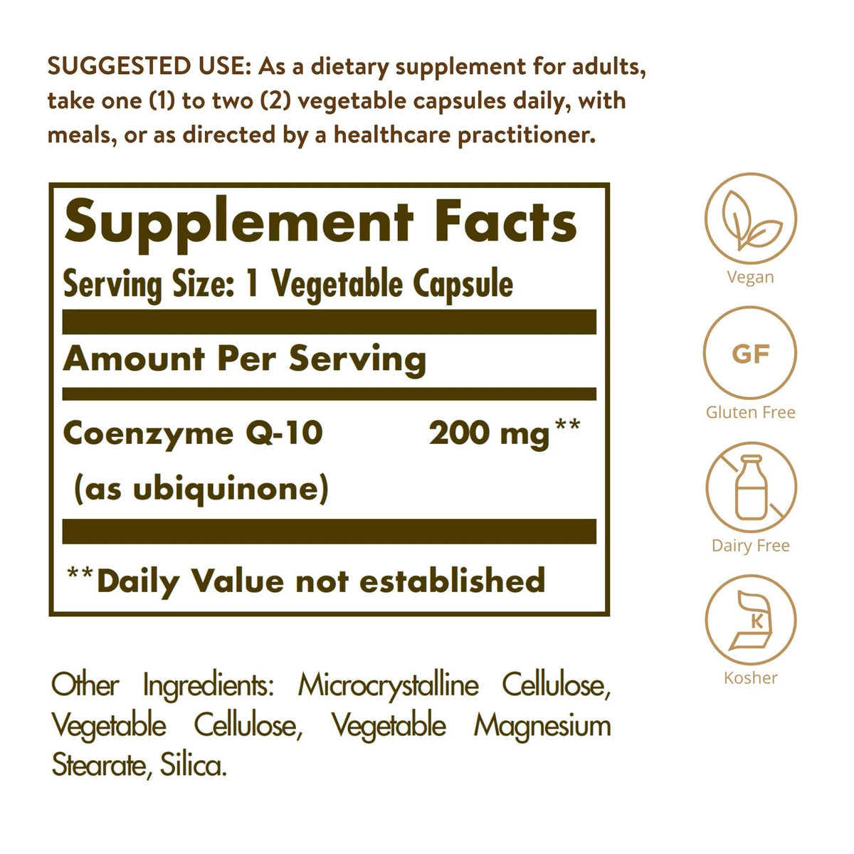CoQ-10 200 mg for Solgar (30 Count)