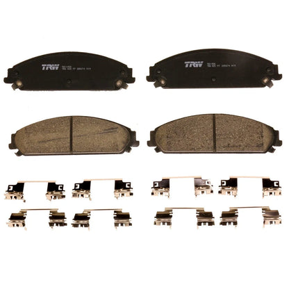 Front HD Brake Kit 320mm Disc Rotors TRW Ceramic Pads for Dodge Challenger (2008–2023)