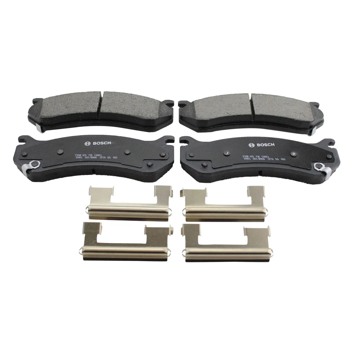 DuraGo Rear Rotors & Bosch QuietCast Ceramic Disc Brake Pads Kit for Suburban 2500 (1999–2023)