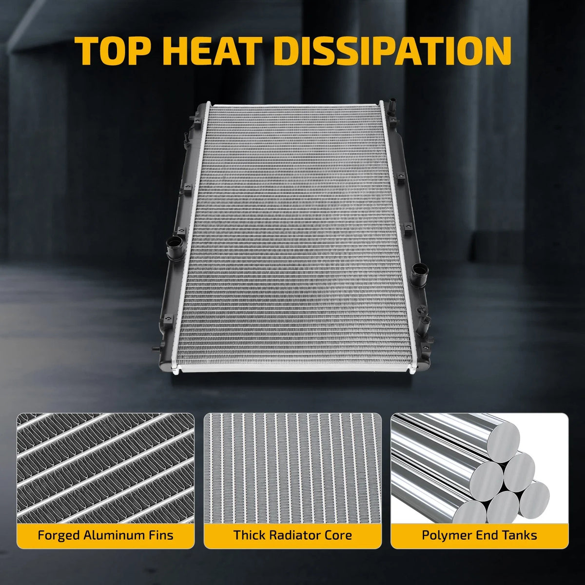 Aluminum Radiator for Honda CR-V 1.5L L4 (2017–2022) 13626