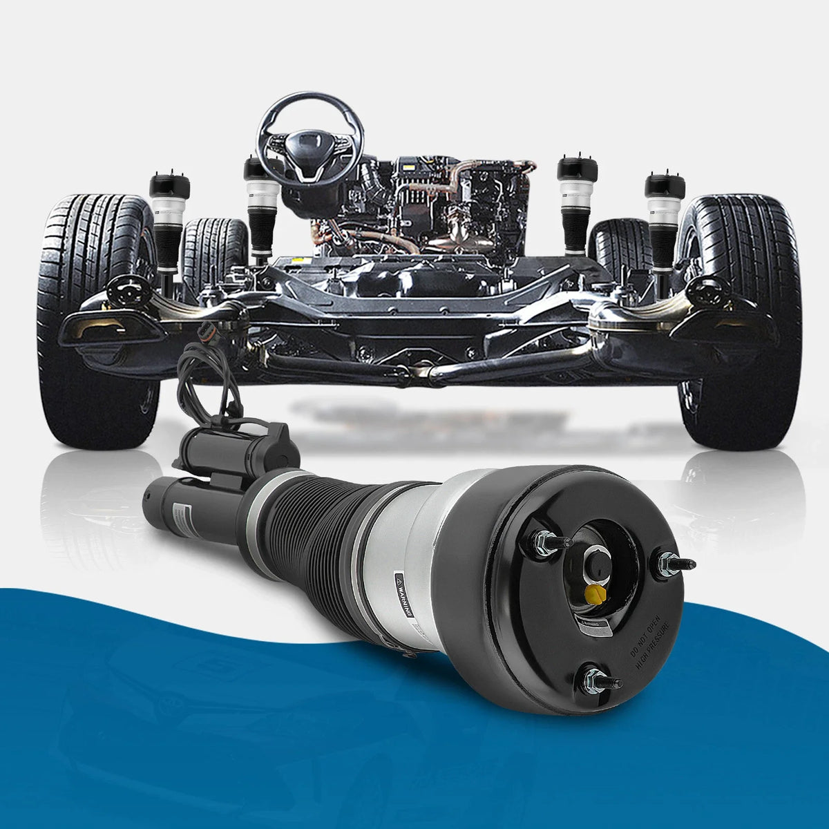 Air Shock Absorber Set for Mercedes W221 S550 (2007–2012) 2213204913