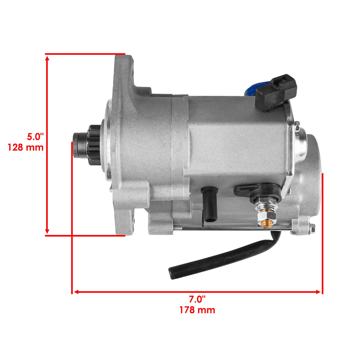 Starter for Kawasaki KAF620 Mule 3010 (2001–2008) 18629AA1003, 211632124, 211636010