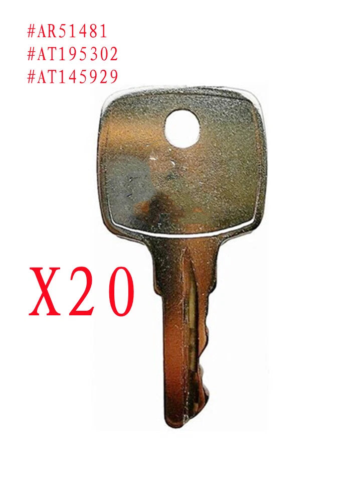 20pk Ignition Key for Multiquip Equipment
