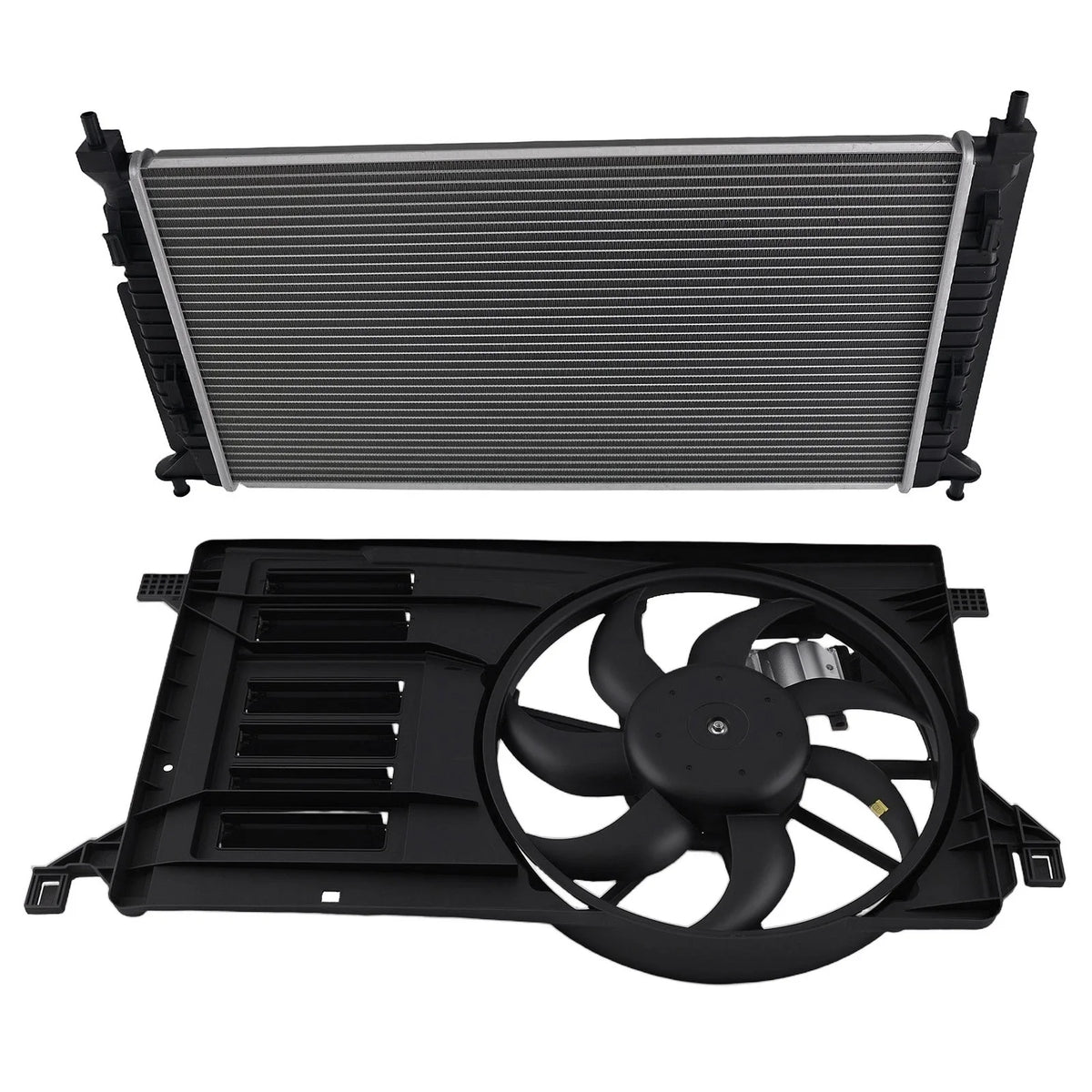 Radiator and Cooling Fan for Mazda 3 (2010–2013)