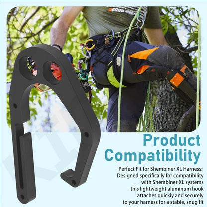 Aluminum Tree Climbing Hook for Shember XL (One-Hand Operation)