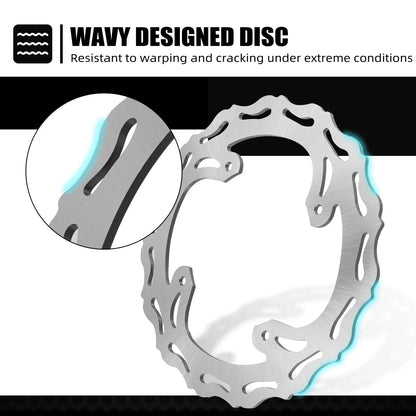 Rear Brake Disc Rotor for Honda CR125R CR250R CRF250R CRF250X CRF450R CRF450X
