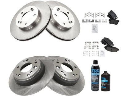 Brake Pad and Rotor Kit for Acura RL (1996–1998) 45731VWMN