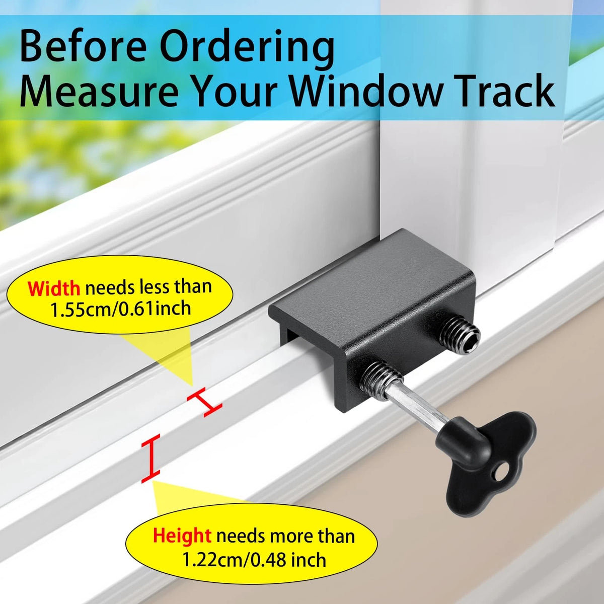 4X ZRFCXE Window Locks for Sliding Doors (No Year Range Specified)