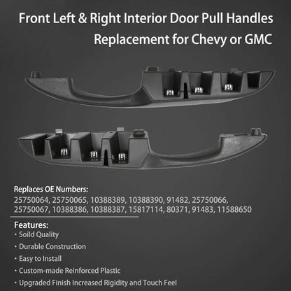 Interior Pull Door Handle Kit for Chevy Express GMC Savana (2003–2019)