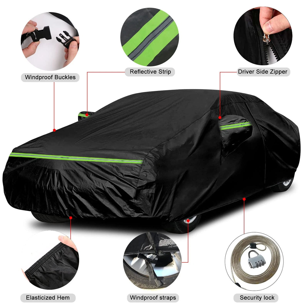 CustomFit Waterproof Car Cover for Toyota Camry (2007–2025)