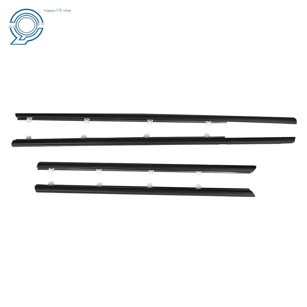 Set of 4 Window Moulding Trim Seals for Honda Civic (2012–2015)