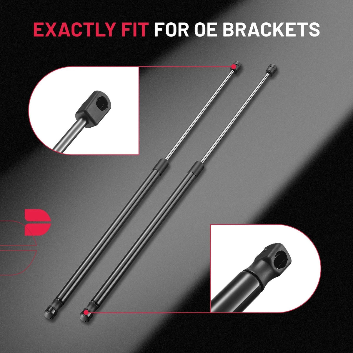 Gas Strut for Polaris (2010–2011) 28 in 70 lb Lift 2 PC