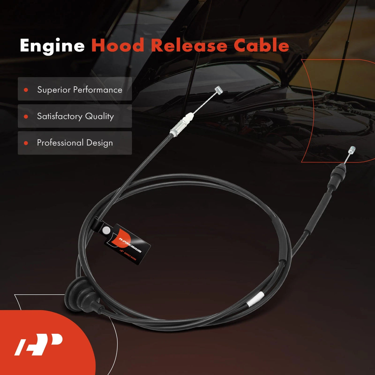 Hood Release Cable for Nissan Sentra (2013–2017) 656213RA0A, 65621-3RA0A, 912-442