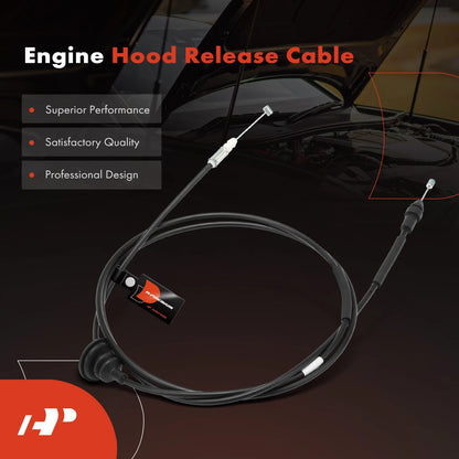 Hood Release Cable for Nissan Sentra (2013–2017) 656213RA0A, 65621-3RA0A, 912-442