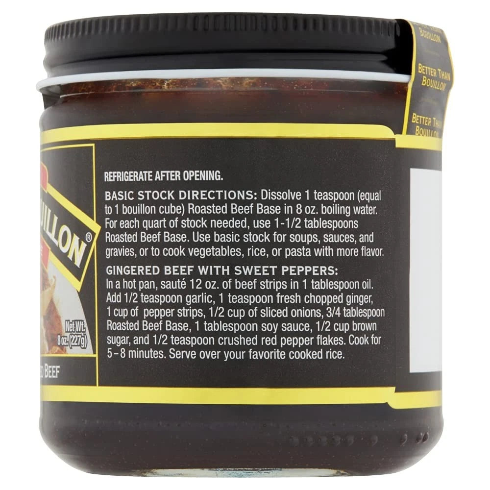 Better Than Bouillon Roasted Beef Base for Cooking (8 Ounce)