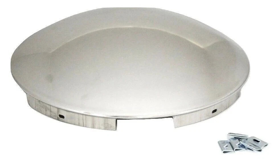 Front Hub Cap 5 Even Notches for Steel Wheel 7/16" Lip #20094