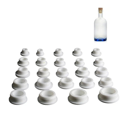 White Silicone Hole Covers for Valves Pipes and Openings