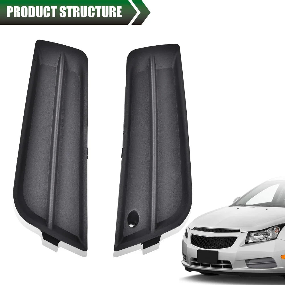 Set of 2 Front Bumper Fog Light Covers for Chevrolet Cruze (2011–2014)