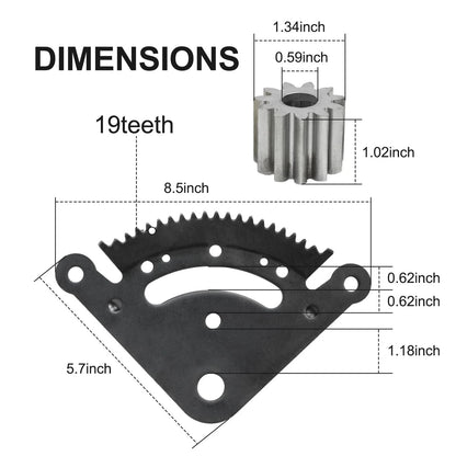 Steering Sector Pinion Gear Rebuild Kit for John Deere D LA