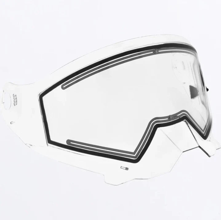 Electric Heated Shield for FXR Clutch X Snowmobile Helmet