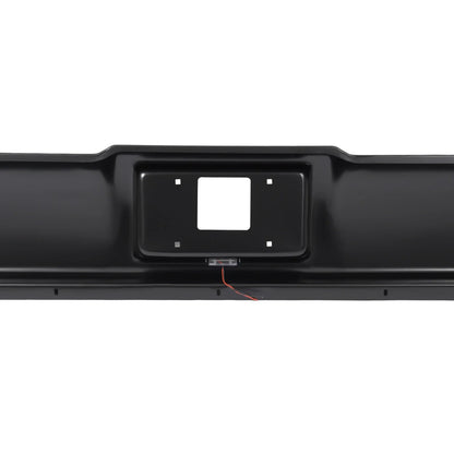 Black Rear Steel Roll Pan for Chevrolet GMC C1500 K1500 (1988–1998)