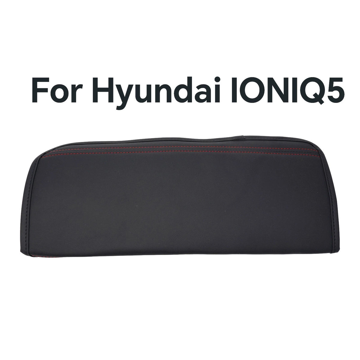 Armrest Box Cover for Hyundai IONIQ 5 (2021–2023) Black PU Leather