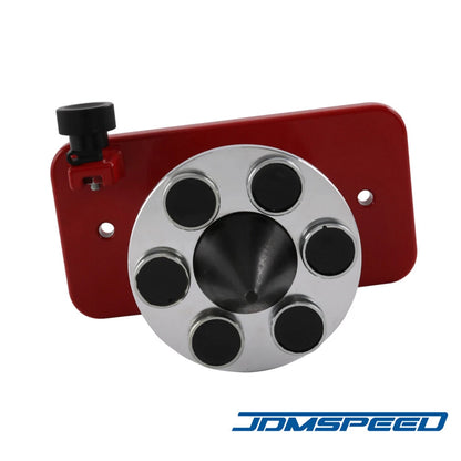 Red Magnetic Wall Mount Blade Balancer for Zero Turn Mowers (42-047)