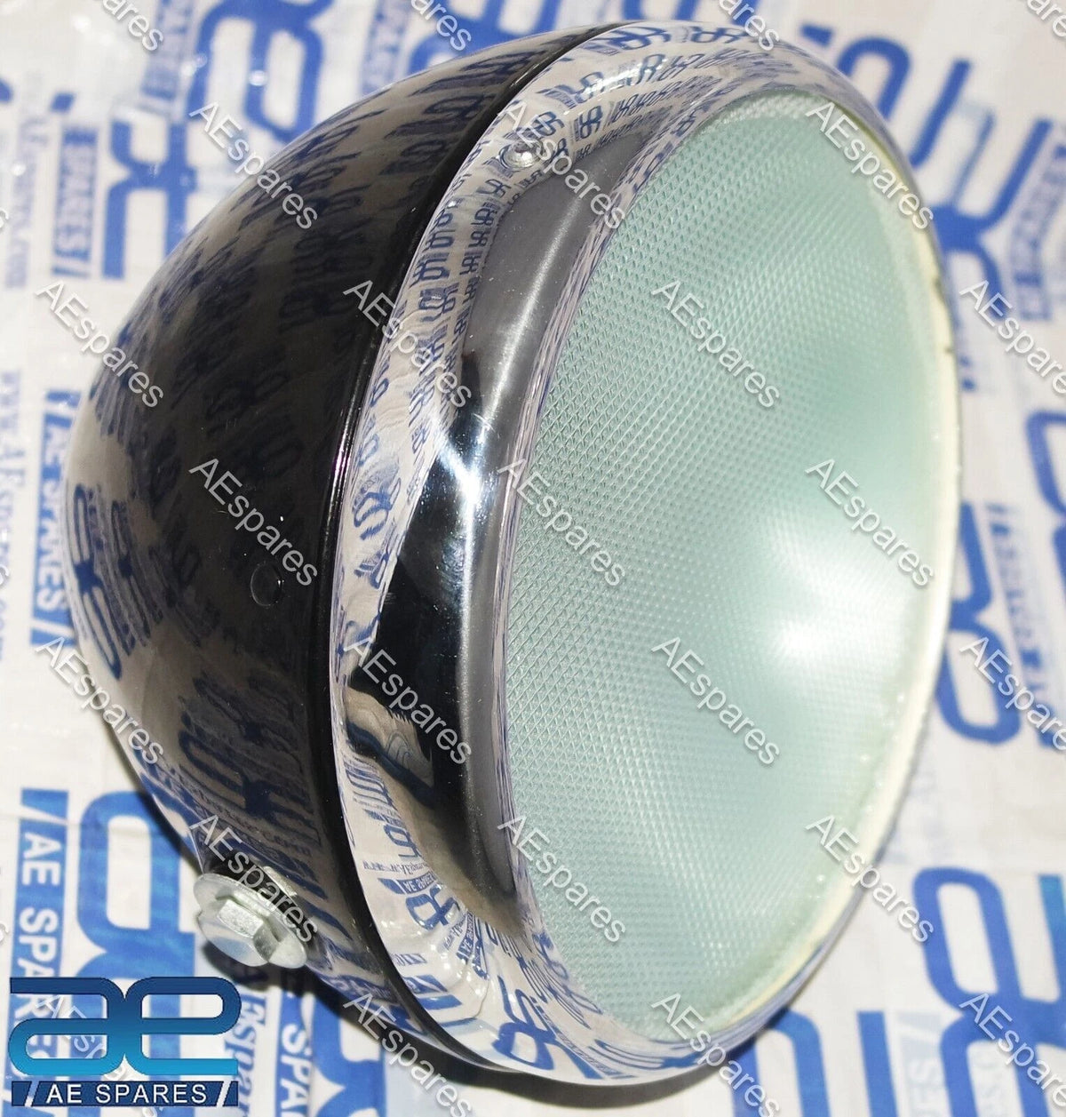 7" Black Headlight for Norton Triumph BSA Vincent AJS