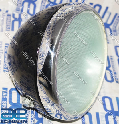 7" Black Headlight for Norton Triumph BSA Vincent AJS