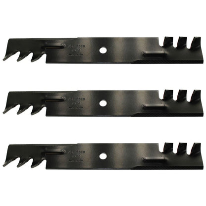 3X Toothed Mower Blades for Oregon