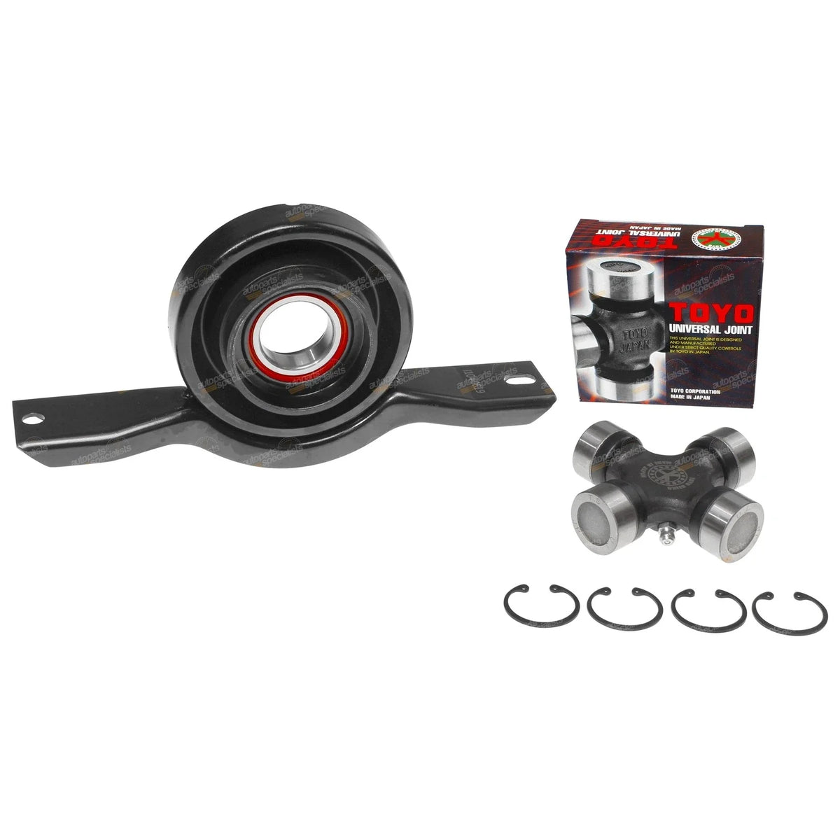Centre Bearing & Toyo Universal Joint Kit for Ford Falcon BA BF (2002 - 2006)