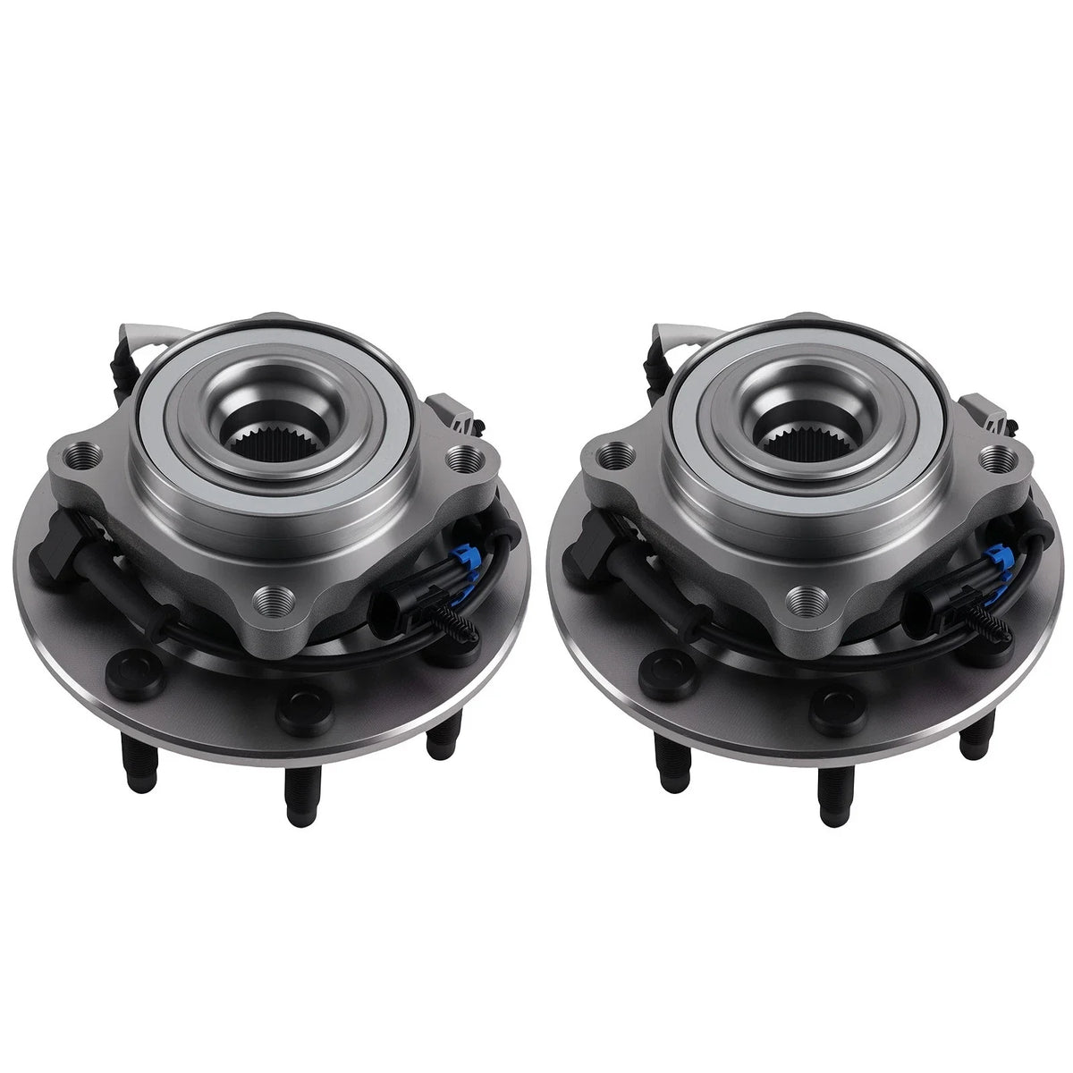 Front Wheel Hub Assembly Set of 2 for GMC Sierra 2500 HD (2001–2006) 515086