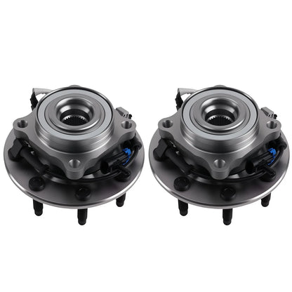 Front Wheel Hub Assembly Set of 2 for GMC Sierra 2500 HD (2001–2006) 515086