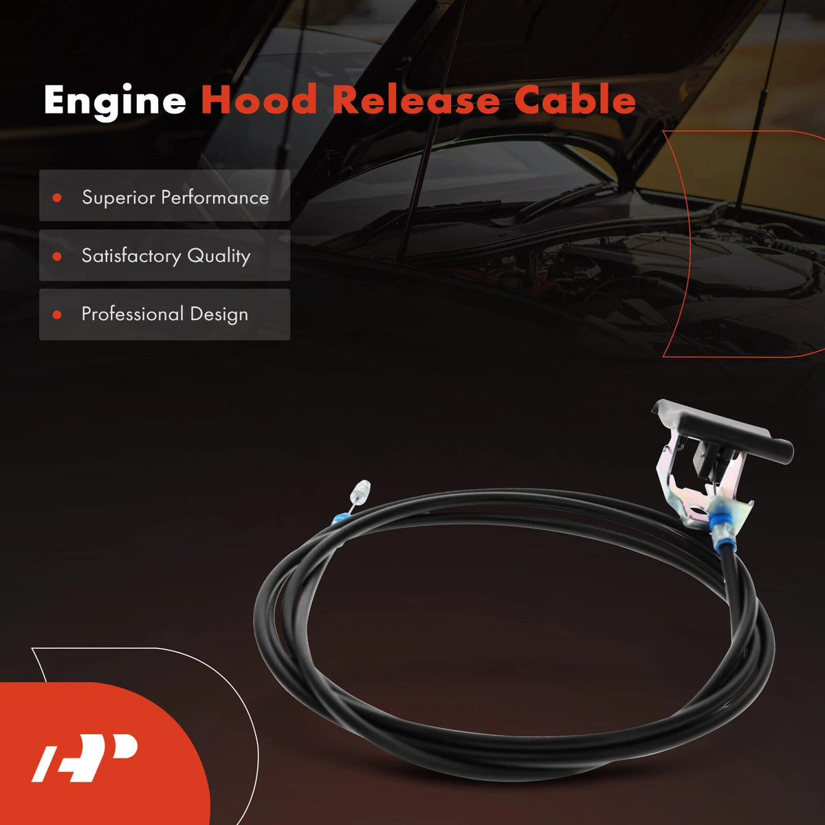 Hood Release Cable for Subaru Forester WRX WRX STI (2014–2020) 57330SG060, 912-484