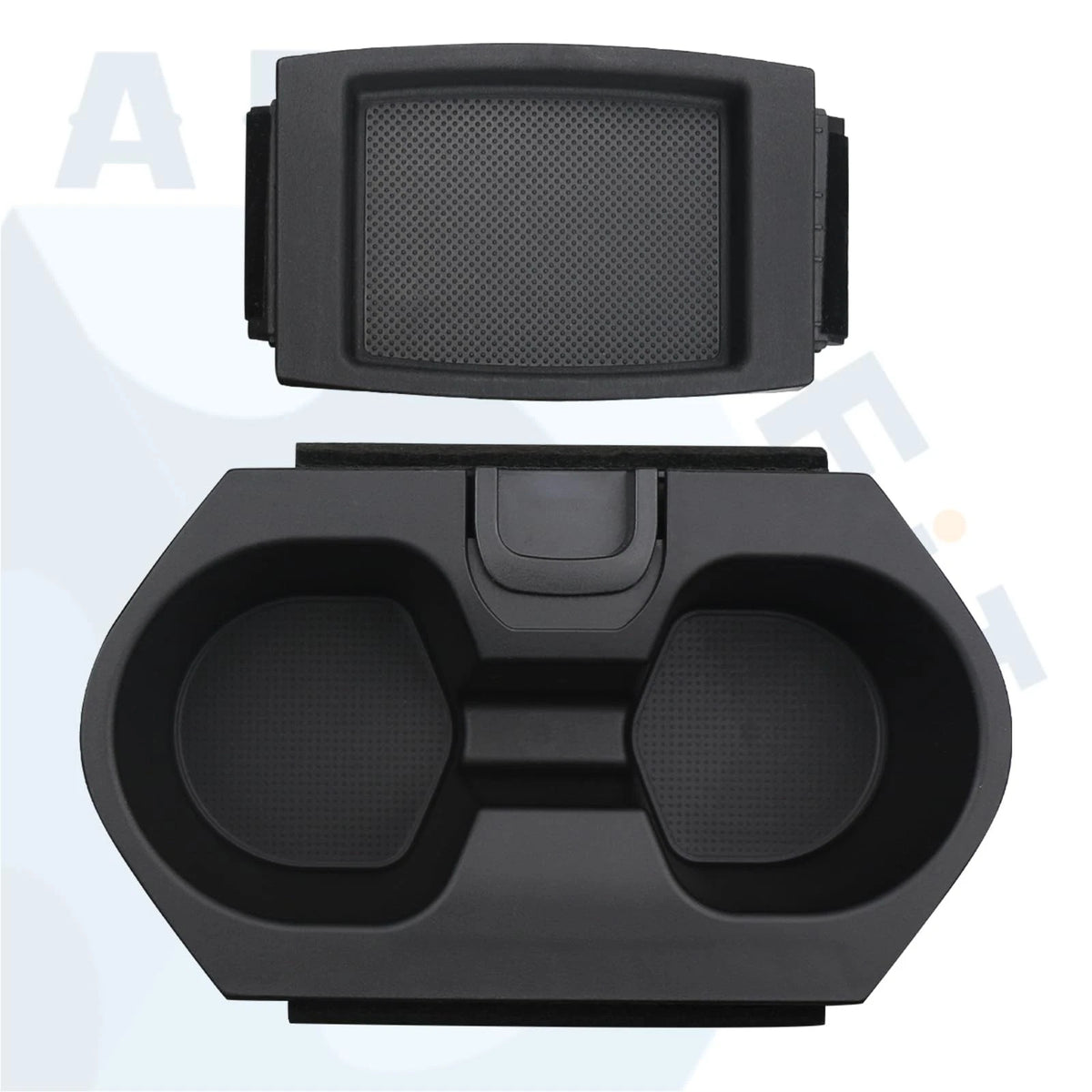 Cup Holder Insert & Coin Tray for Honda Civic Black