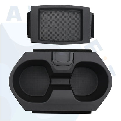 Cup Holder Insert & Coin Tray for Honda Civic Black