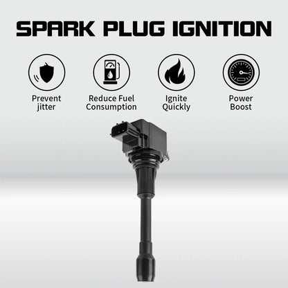 OEM Ignition Coil 22448-JA00C UF549 for Nissan Altima Rogue Sentra Versa Cube (–)